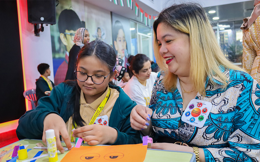 Blooming Together: Parent-Child Wellness Activity at school!